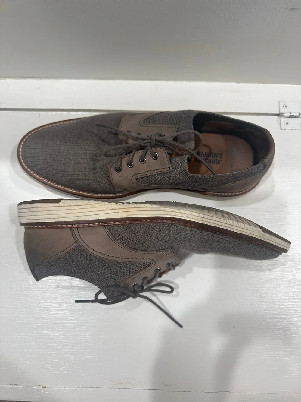 Johnston & Murphy refined taupe